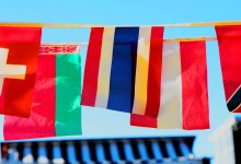 drapeaux représentant différents pays du monde