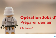 Affiche opération jobs d'été 2021 en Ardèche Drôme