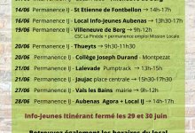 Permanences Info-Jeunes Itinérant Sud Ardèche