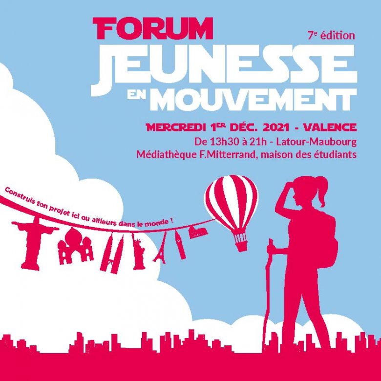 Affiche forum jeunesse en mouvement 2021
