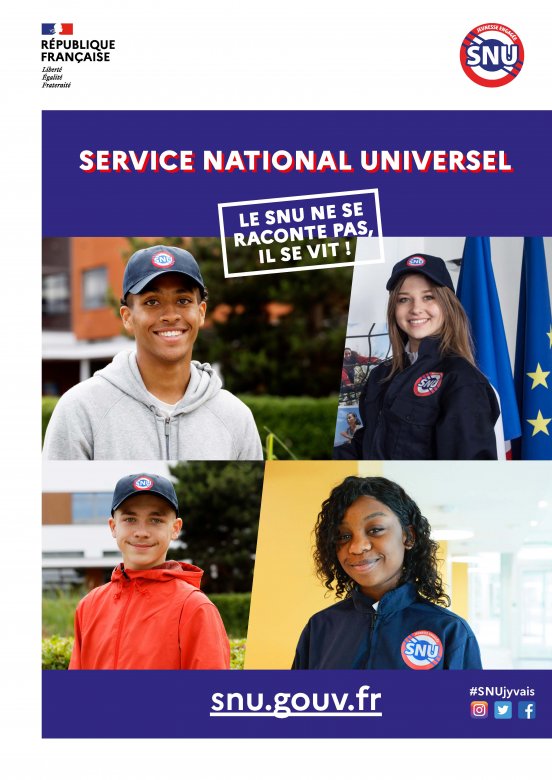 Affiche Service national universel 
