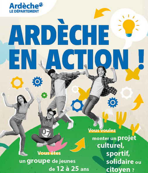 Visuel ardeche en action